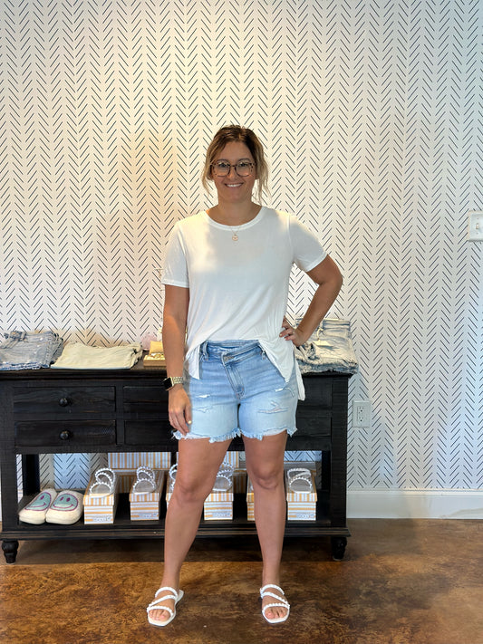 Basic White Tee